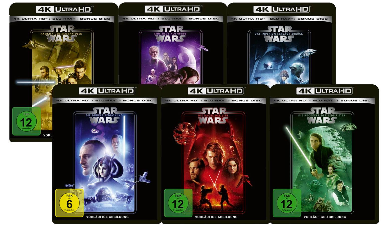 voor de helft gokken correct Fox brengt eerste zes Star Wars-films in april uit op Ultra HD Blu-ray | FWD