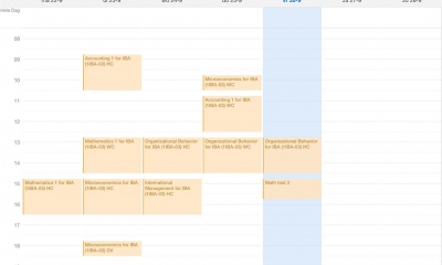 Sunrise iPad agenda app