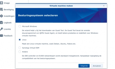 Synology NAS virtuele machines how to 1
