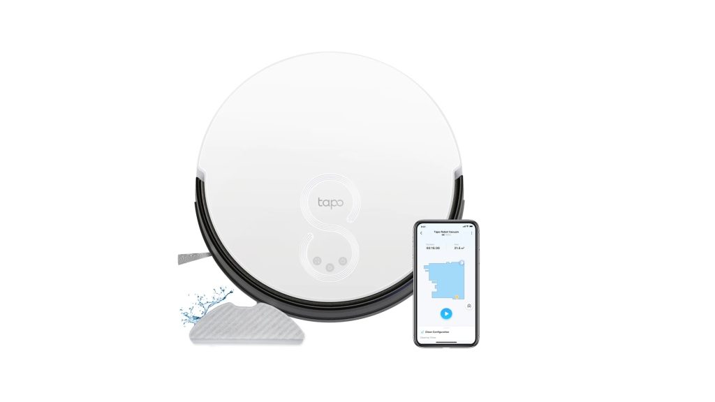 TP-Link Tapo Robotstofzuiger, vervangingsset, Smart Home, hoofdborstel × 1, zijborstelsels × 4, wasbaar HEPA-filter × 2, werkt met Tapo RV20 Mop/RV20 Mop Plus