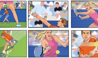 Theo_DM116_1. Storyboard fragment tenniswedstrijd