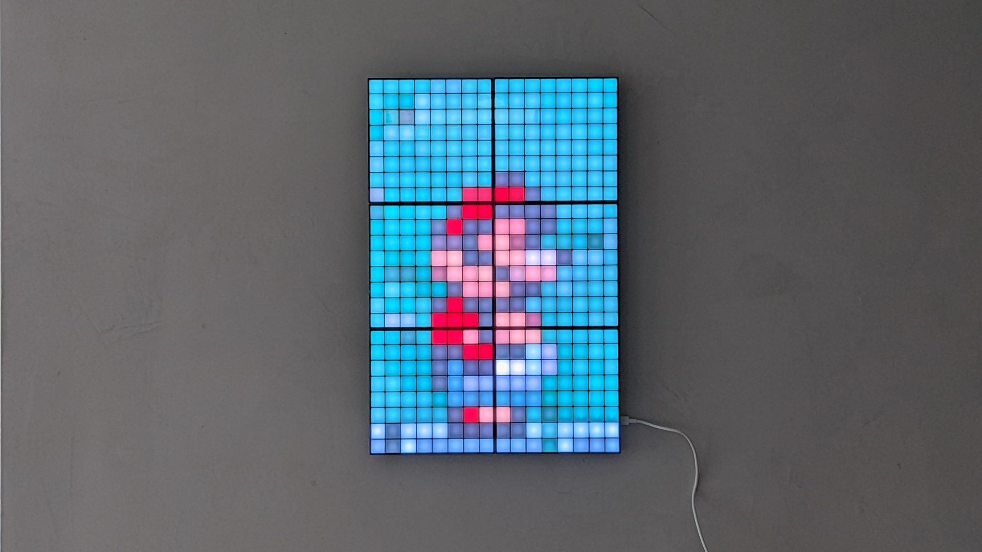 Review Twinkly Squares Pixel Art Op Je Muur Fwd