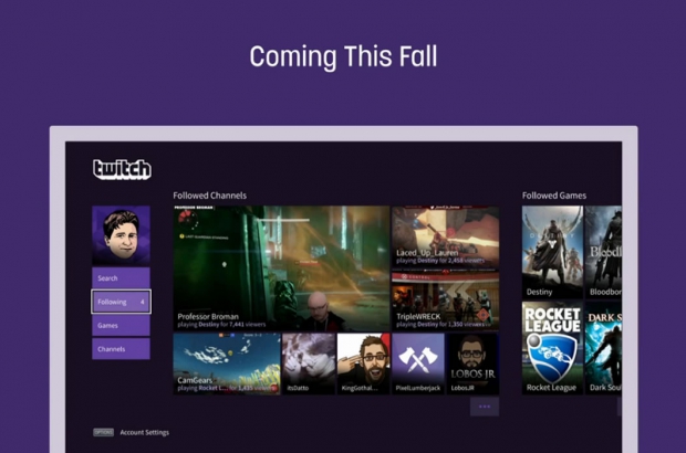 Twitch PlayStation 4