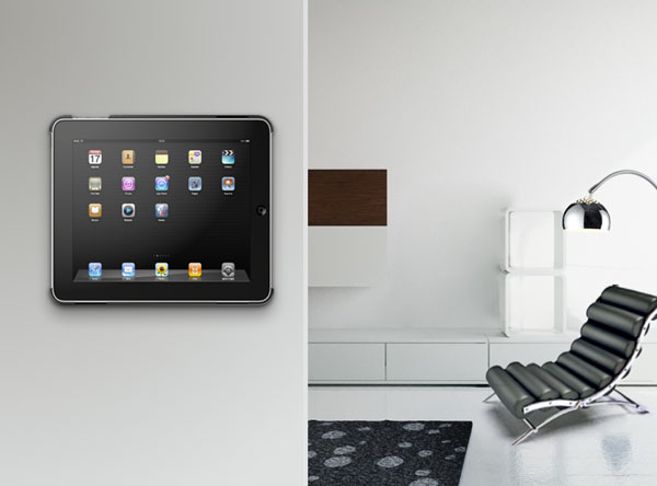 Gezag Voorwoord Ondergedompeld Vogel's 'iPad on the Wall' ophangsysteem voor de iPad | FWD