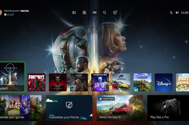 Xbox Home new interface
