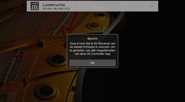 Yamaha RX-V6A app 1