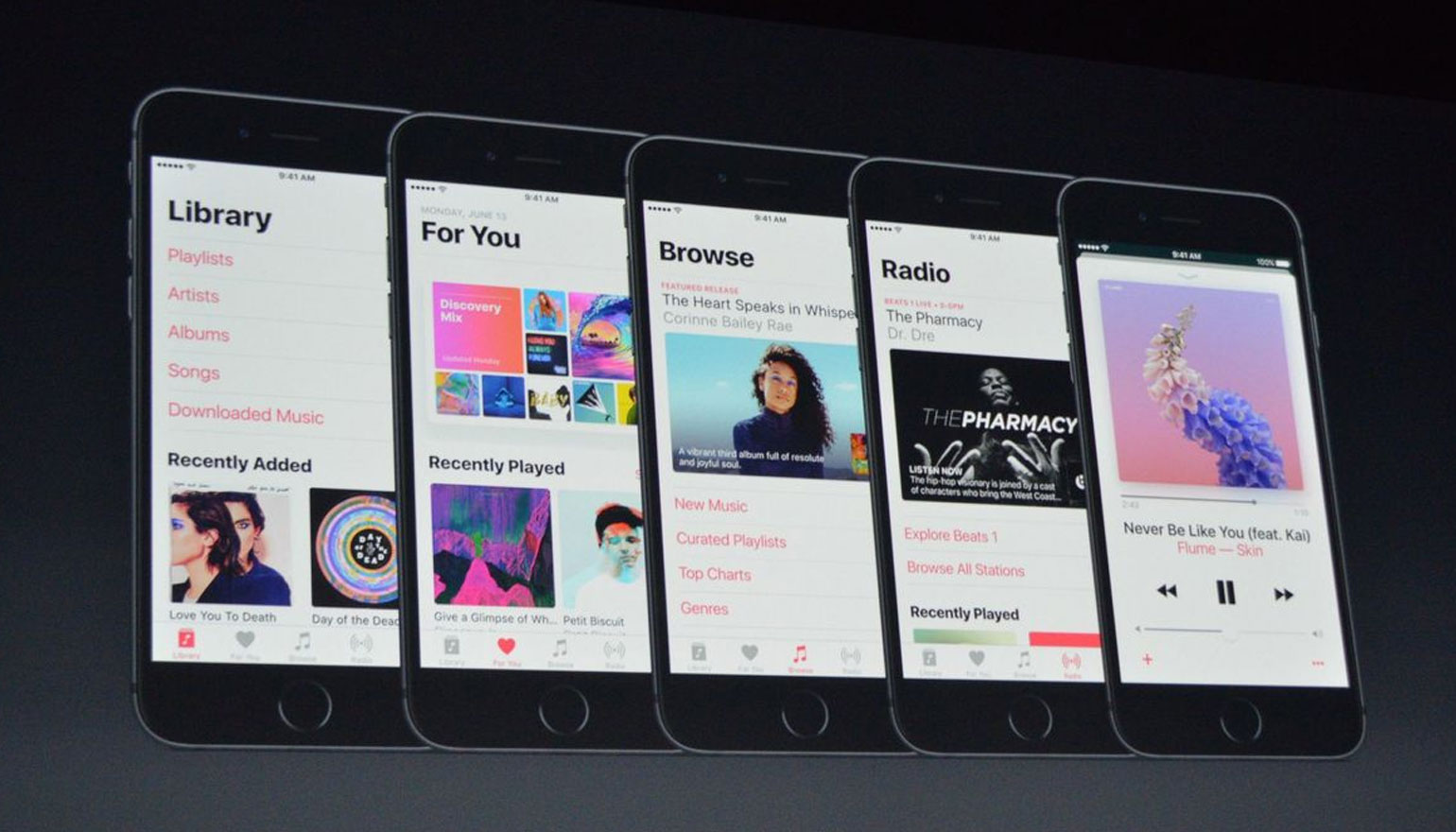 Redesign Voor Apple Music Aangekondigd Tijdens WWDC FWD Redesign Voor Apple Music Aangekondigd Tijdens WWDC FWD