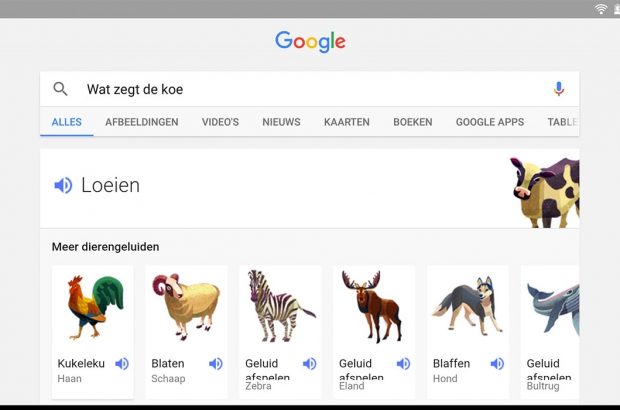dierengeluiden-google