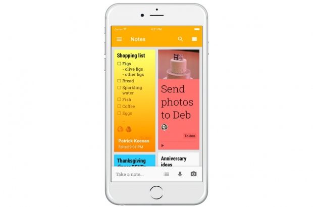 google-keep-app