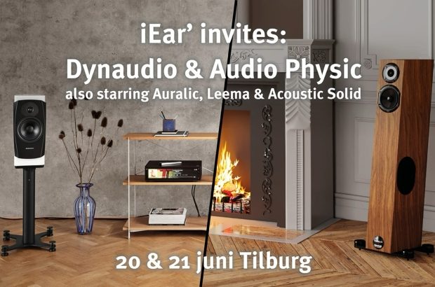 iEar’ invites – Dynaudio en Audio Physic – 20-21 juni 2025 – Tilburg_1600x900