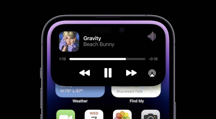 iOS 16 iPhone 14 dynamic island 1