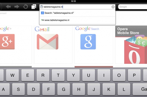 iPad browsers Opera