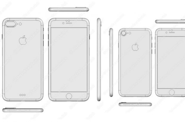 iPhone 7 Plus en iPhone 7 schema's