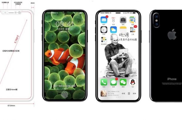 iPhone 8 lek schets