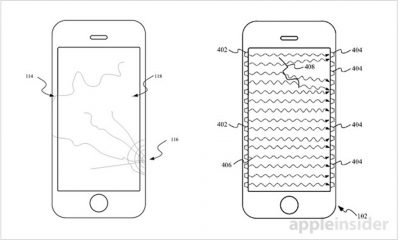 iPhone schermbreuk sensor patent