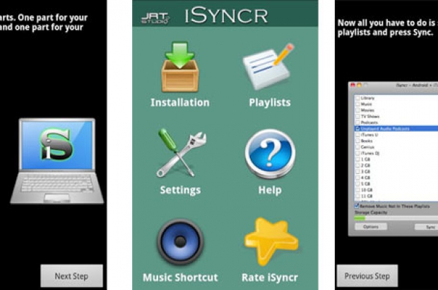 isyncr android app