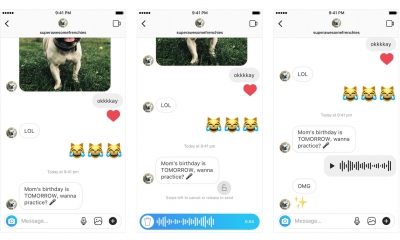 instagram-spraakberichten