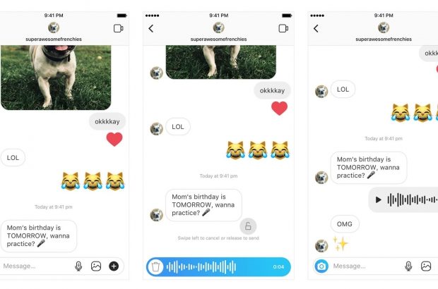 instagram-spraakberichten