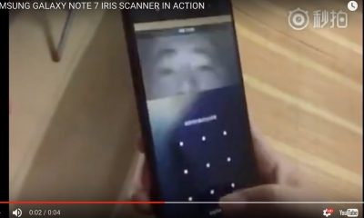 irisscanner Samsung Galaxy Note 7