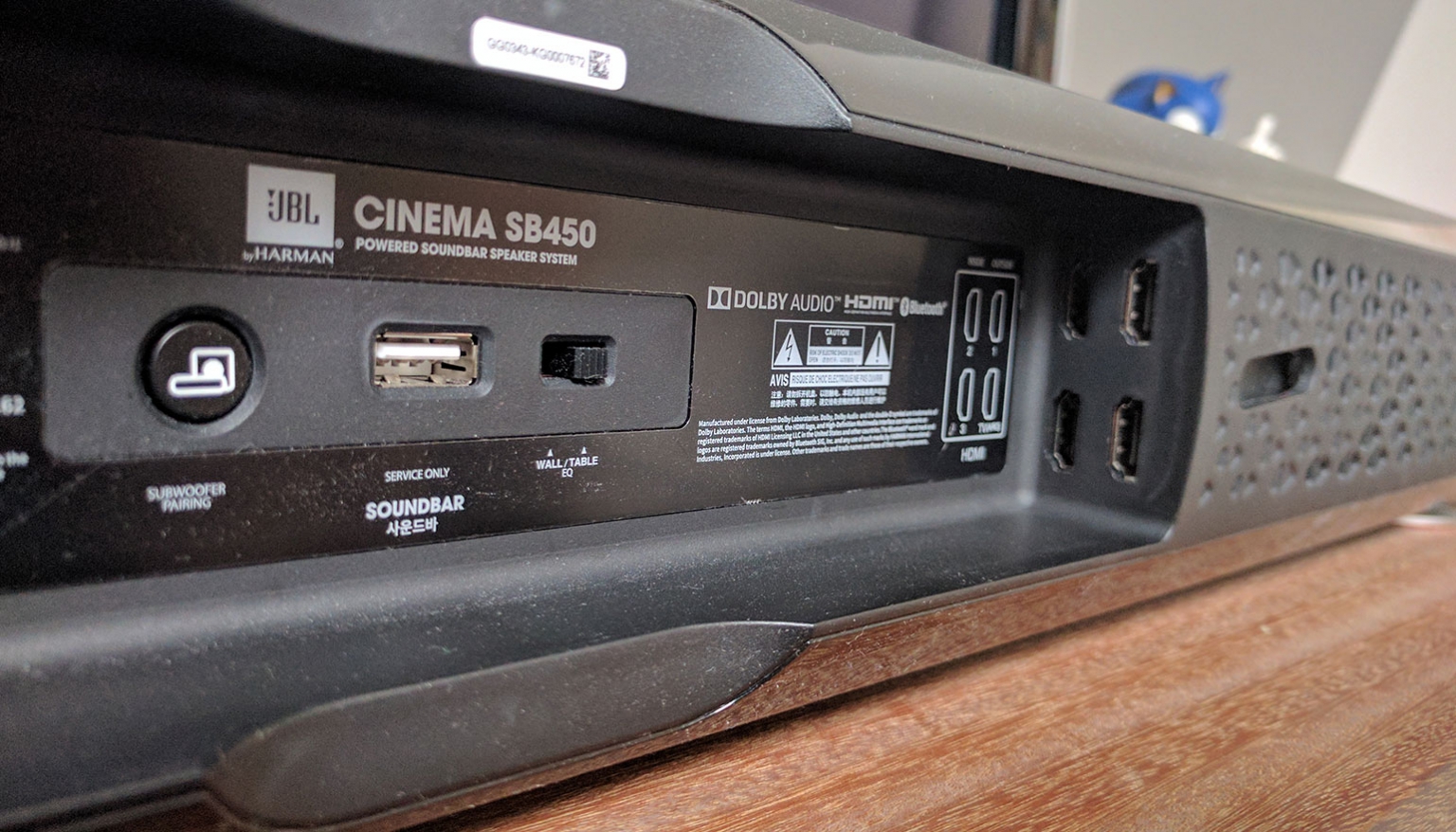 Review JBL Cinema SB450 soundbar met grote subwoofer FWD