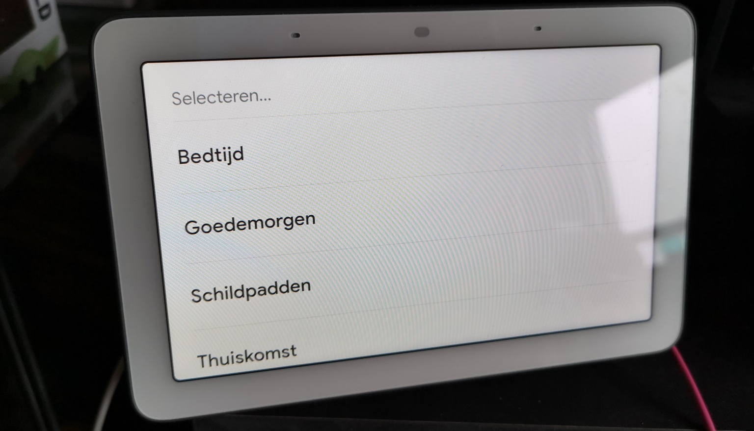 Routines en shortcuts nu 'beschikbaar' op de Google Nest Hub FWD