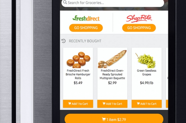 samsung boodschappen koelkast