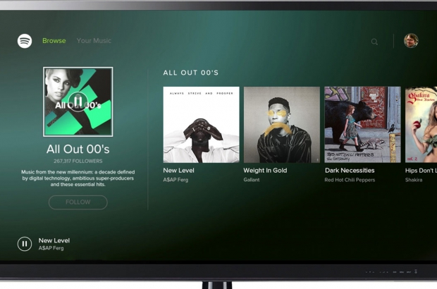 Spotify tv on sale