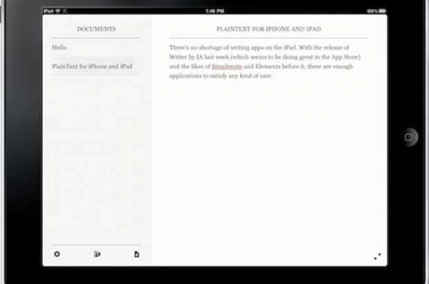 writeroom-ipad